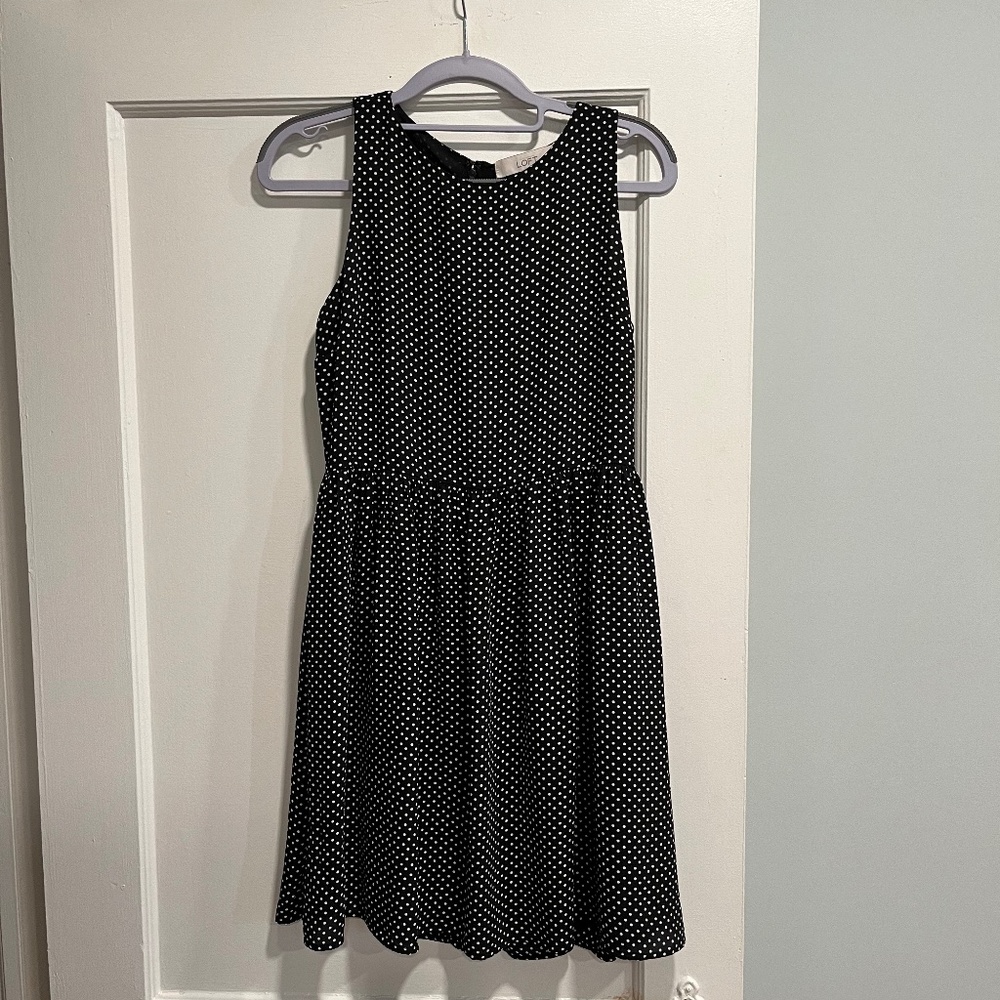 Loft polka dot dress